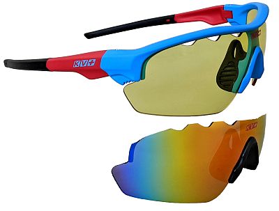 Превью  Очки лыжные KV+ Ticino Blue/Red, Линзы: Жёлтая, Мультиколор (SG14.12)